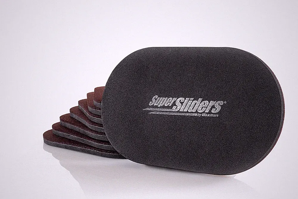 53/4" x 91/2" XL Oval Reusable Felt Furniture Sliders for Hard Surfaces, Anti...