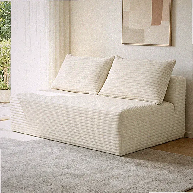 57"Cloud Sectional Couch,Comfortable 2 Seater sofa Couch for Modern Living Room