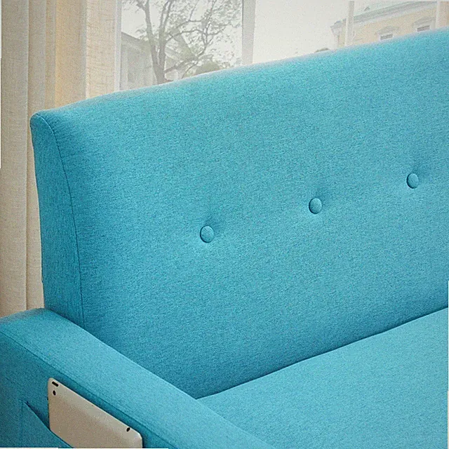 57-inch comfortable double sofa: With built-in storage function, it is suitable