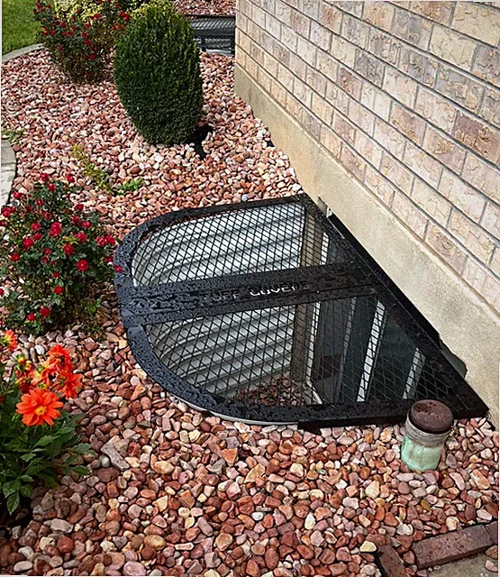 58x26 Window Well Cover Made From 12G Steel