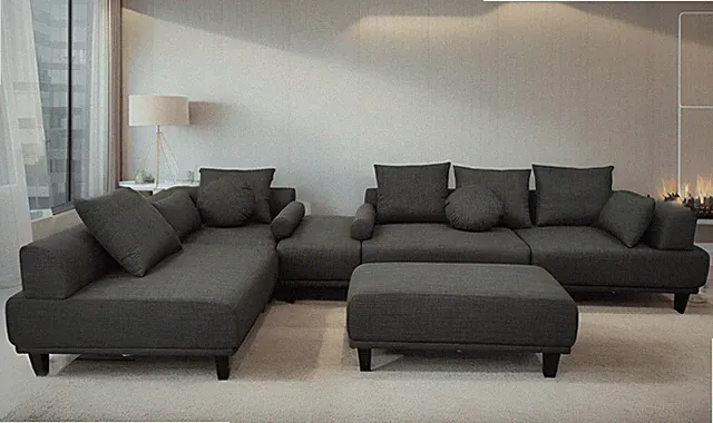 5pc modern modular sectional sofa S6315 (Custom Made Options)