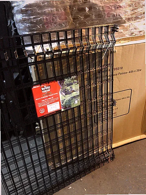 6 Pack No Dig Ironcraft 44 in. H x 36 in. L Steel Multi-Purpose Fence Panels