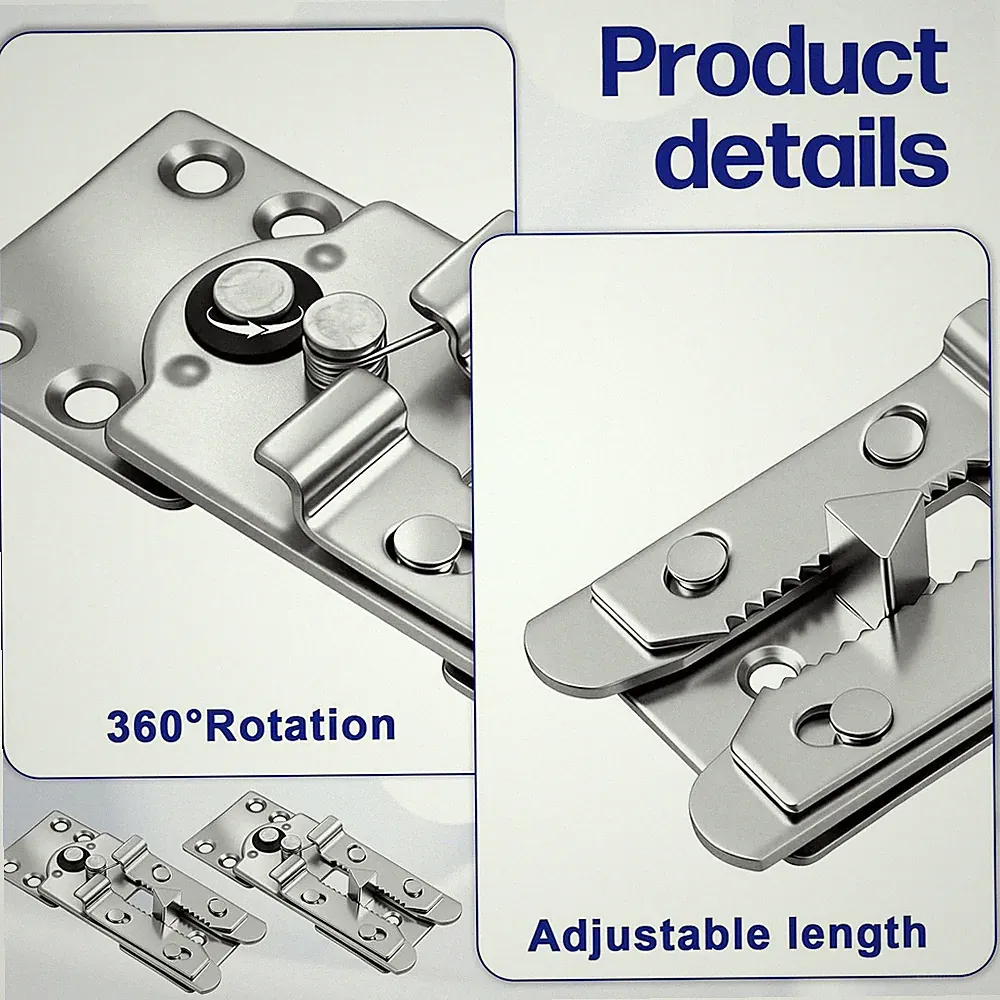 6 Pack Sectional Couch Connectors, Heavy Duty Sofa Connectors with Screws, In...