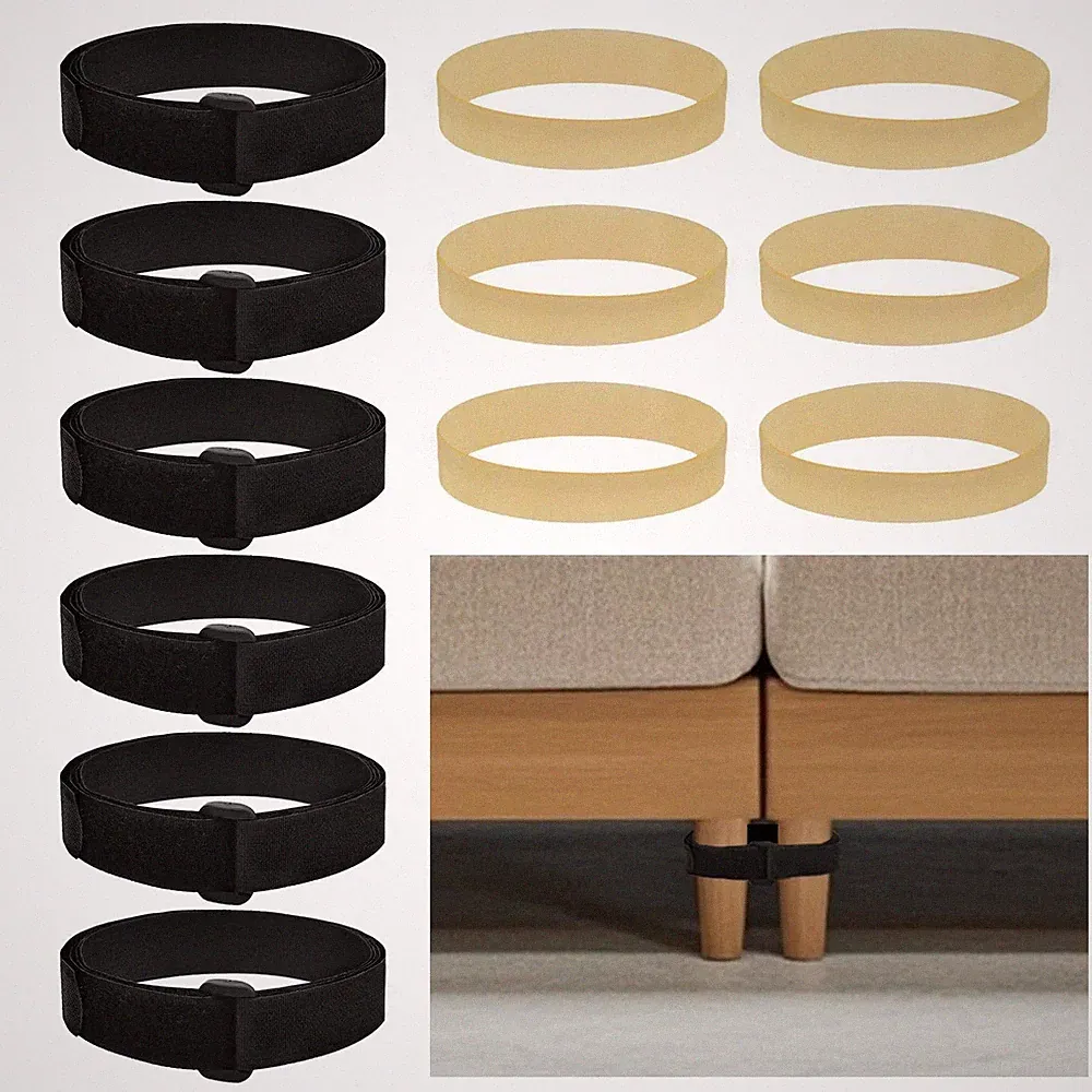 6 Pack Sectional Couch Connectors to Make Sectional Stay Quick Install Tool-F...