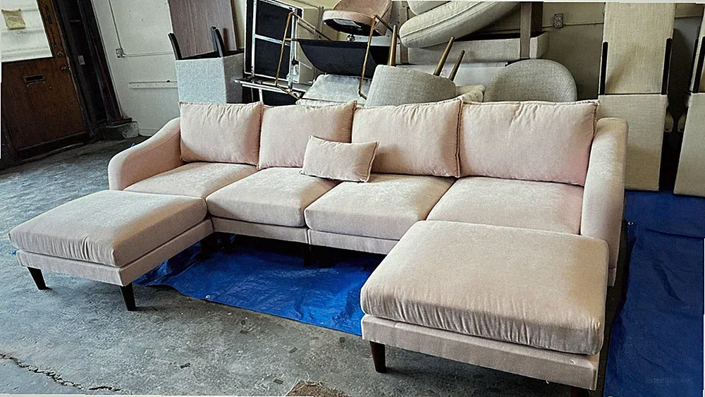 6 pcs sectional set open box sofa open box