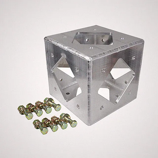 6 Way Flushed Corner Block Bolted Professional Box Truss 12″ x 12" x 12" by PROX