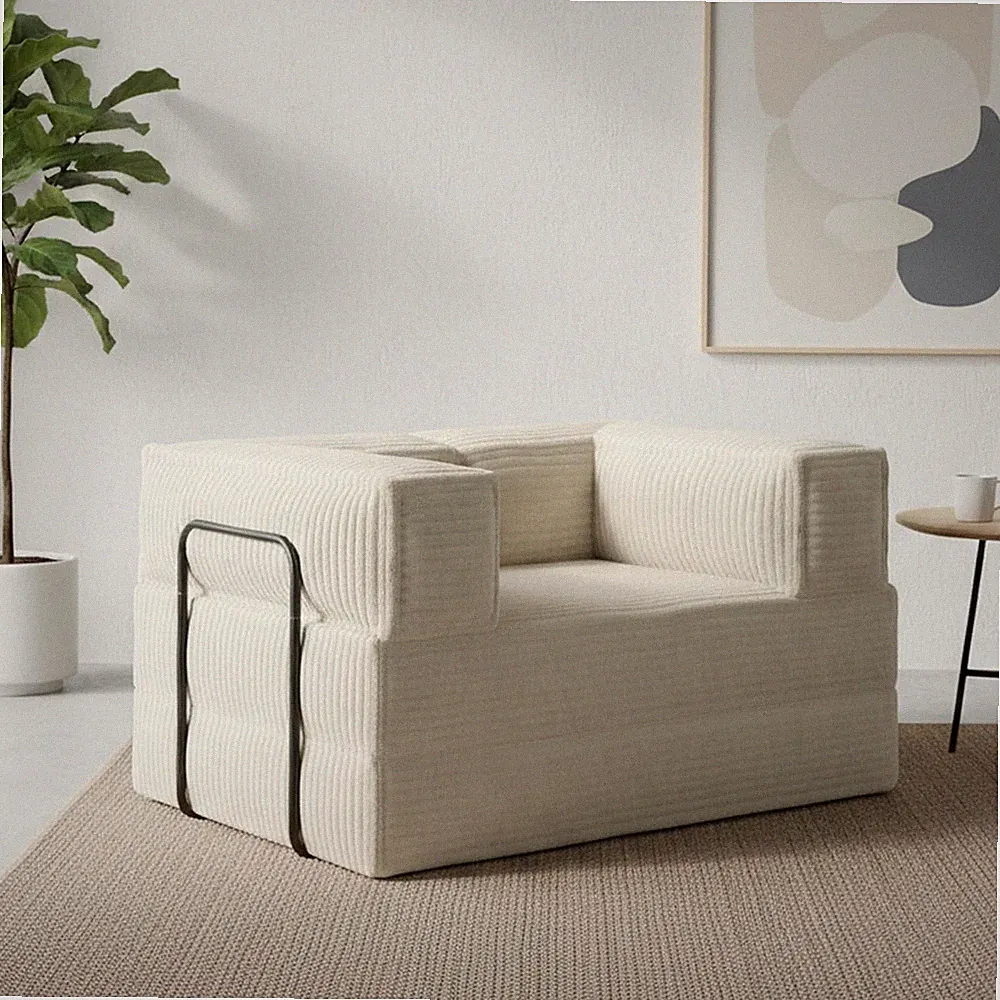 60'' Futon Sofa Bed Convertible Sleeper Sofa Folding Pull Out Couch Boneless