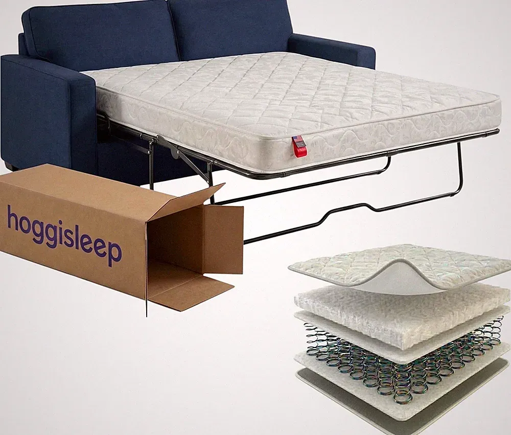 60" x 72" Queen, 6 Inch Sleeper Sofa Bed Mattress - Innerspring, Medium Firm