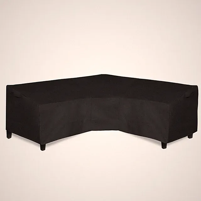 600D Patio V-Shaped Sectional Sofa Cover, Waterproof Outdoor Sectional Cover,...