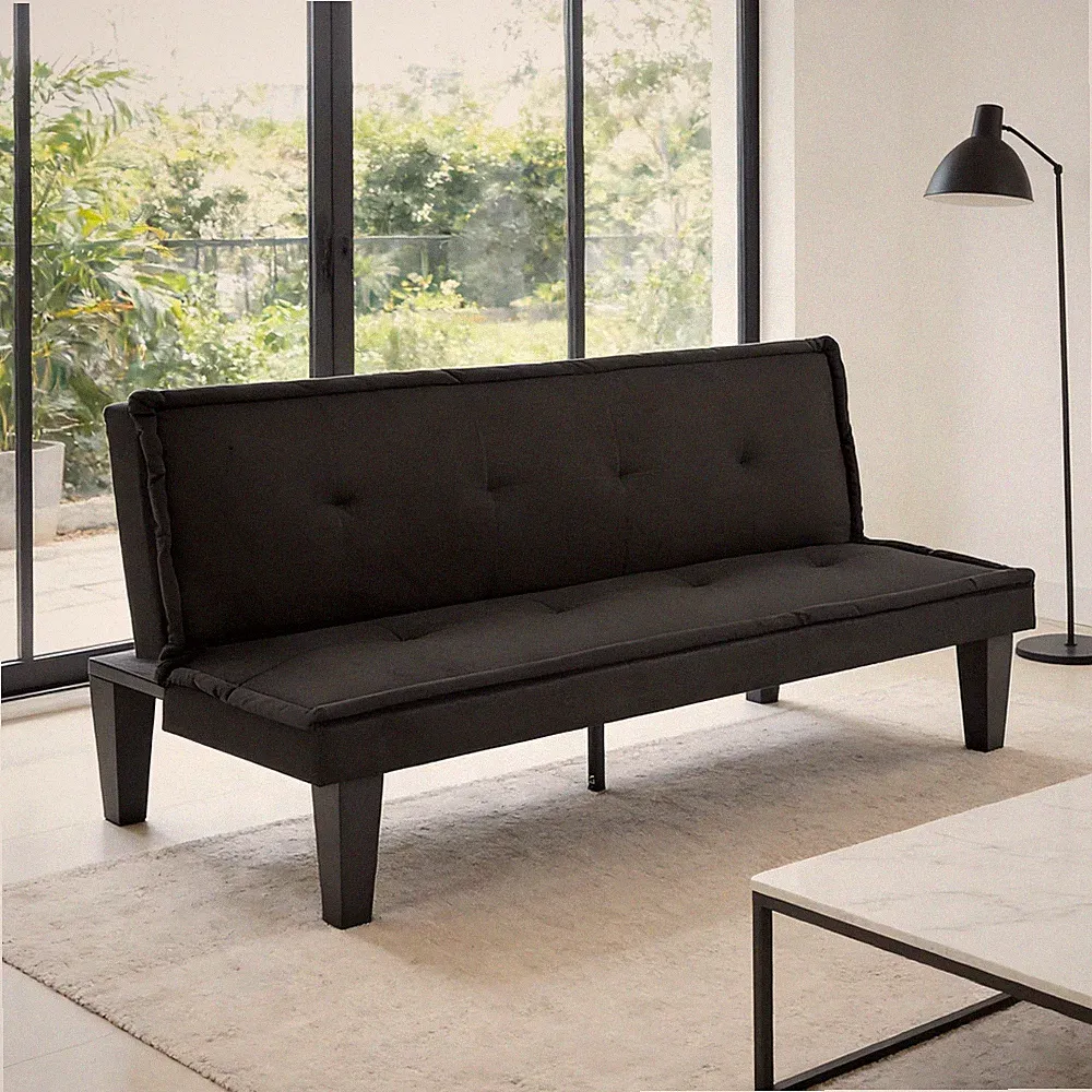 62.99 Inch Futon Sofa Bed,Multi-Functional Sofa with 5-Level Adjustment,Suita...