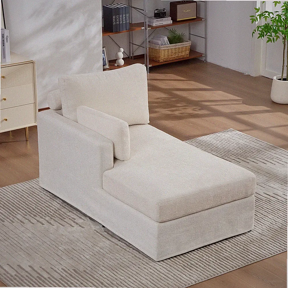 63.39" Wide Combination Sofa Bed With Cushions, Featuring Soft Chenille Uphols