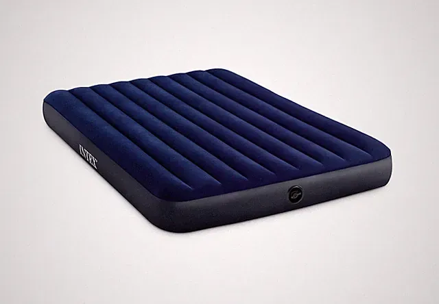64759E Dura-Beam Standard Downy Air Mattress: Fiber-Tech – Queen Size – 10in...