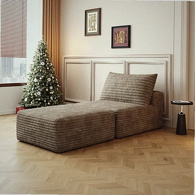 66.9"Sofa Bed, Convertible Sleeper Chair with Pillow,Back Support, Bed Comfy F
