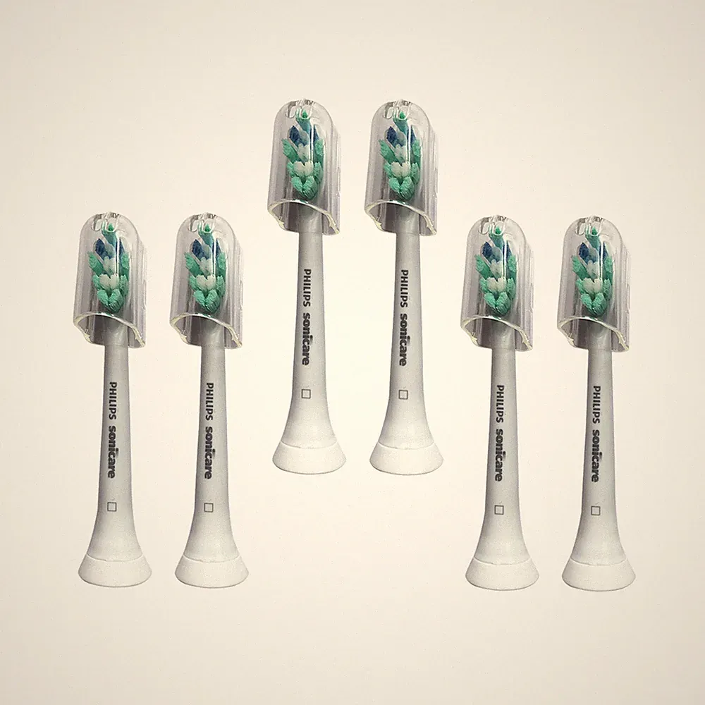 6x Philips Sonicare ProResults Plaque Control Replacement Head | White | w/o Box