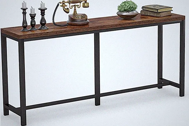 70.9 inch Extra Long Console Table Behind Couch, Easy Assembly Sofa Table for