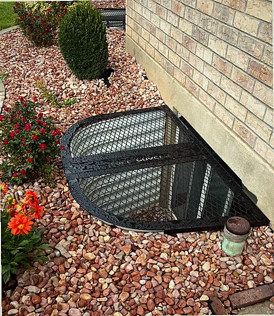 70x38 Window Well Cover Made From 12G Steel