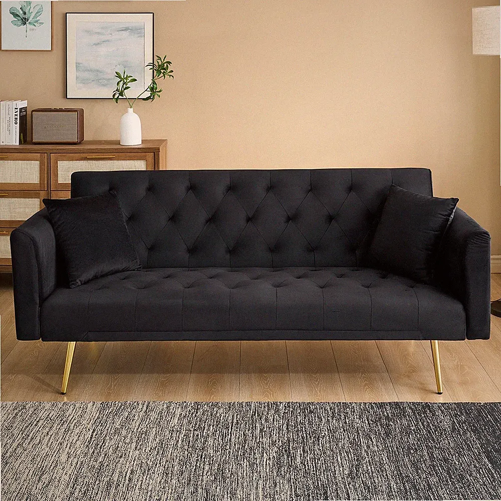 71" Convertible Sofa Bed for Small Space Suitable for Living Room Bedroom
