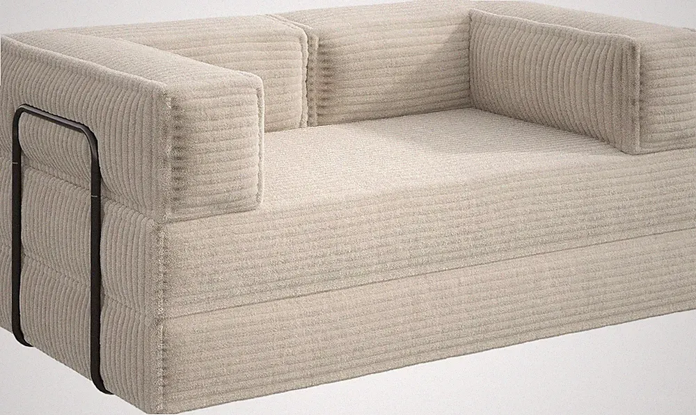 71'' Futon Sofa Bed, Convertible Sleeper Sofa, Folding Pull Out