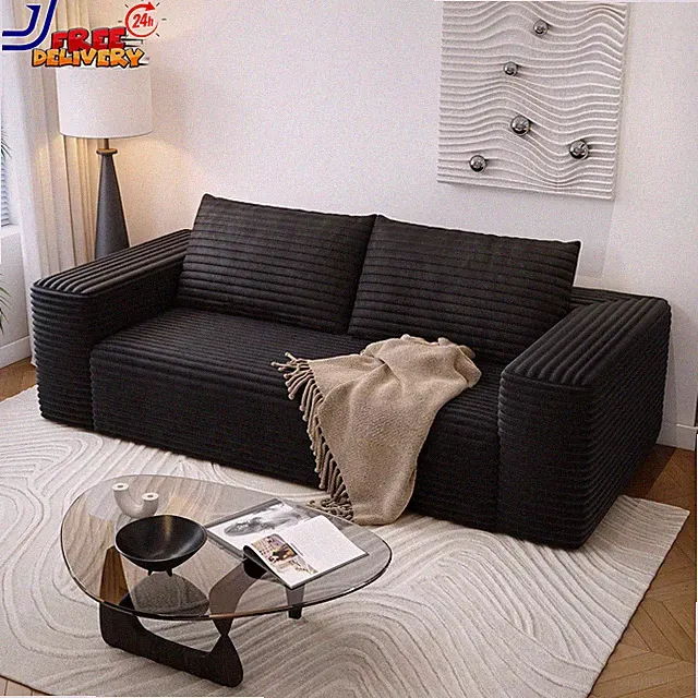 71" Loveseat Sofa Modular Couch with Deep Seat Memory Foam Comfy Small Cloud Co