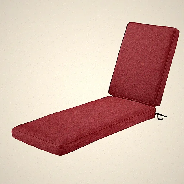 72" 80" Outdoor Waterproof Chaise Lounge Cushions w/Soft Thicken Pad for Garden