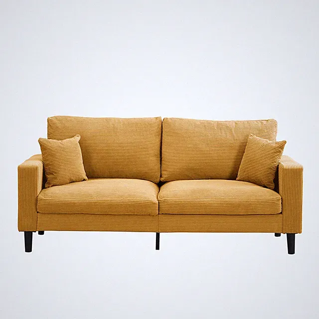 74" High Resilience three seater Sofa, Wooden Frame 3 Seat Sofa, Comfy , Moder