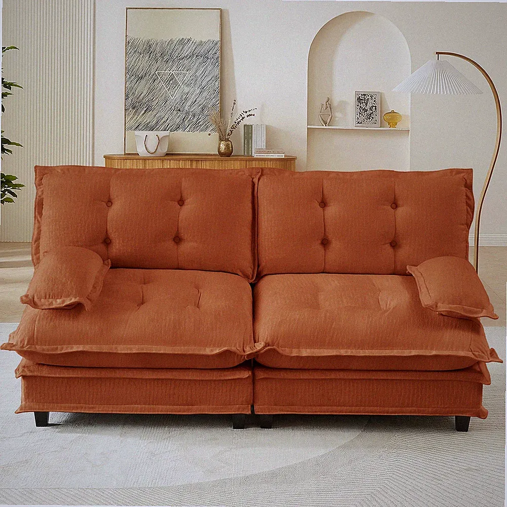 77 " Loveseat,Modern Sectional Couch,2-Seats Sofa for Living Room Bedroom and A