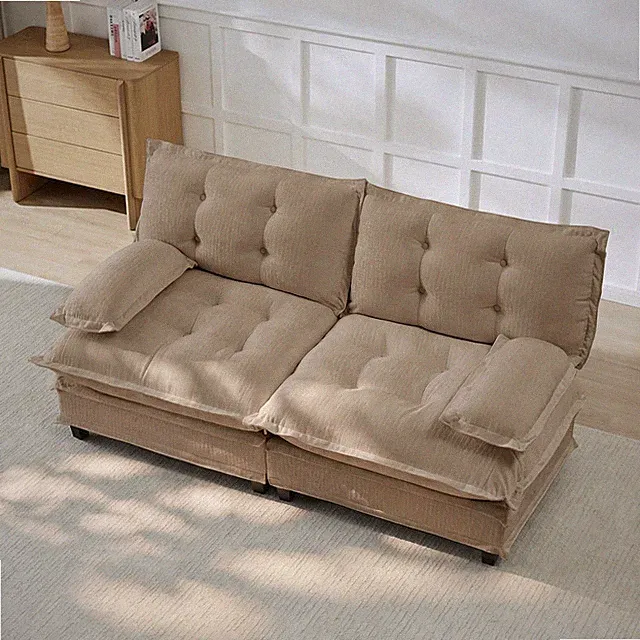 77 " Loveseat, Modern Sectional Couch, 2-Seats Sofa for Living Room Bedroom and