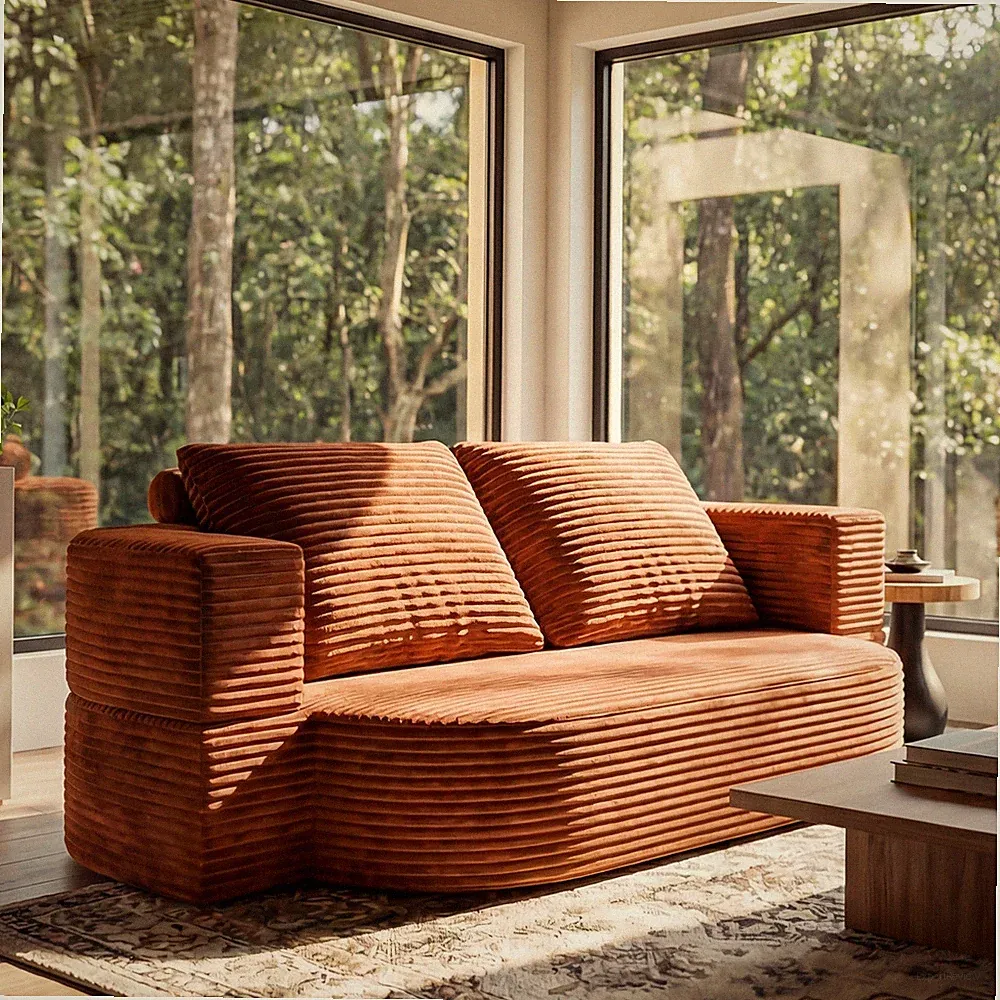 78.7" Full Size Floor Sofa,Folding Queen Sleeper Couch,Futon Loveseat Sofa,Plus