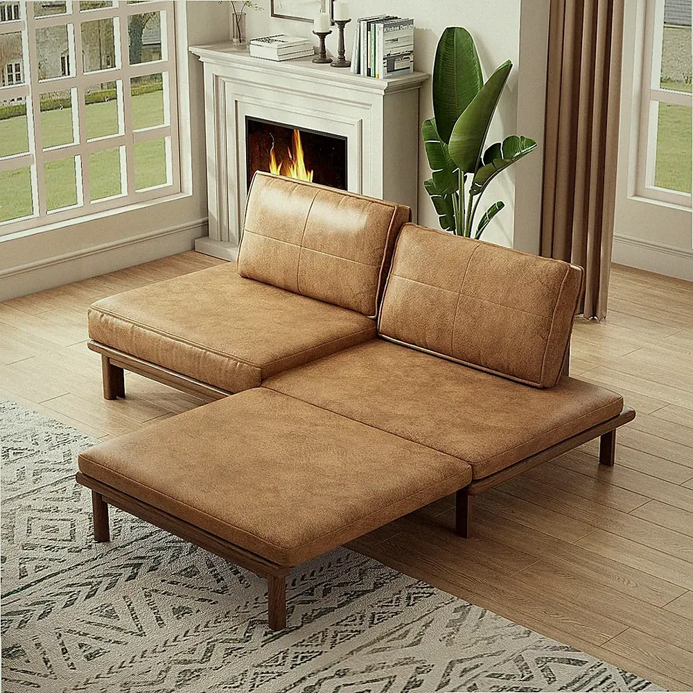 78.7" Sofa Bed, Sleeper Pull Out Couch, Modern Couch Convertible Modern Futon fo