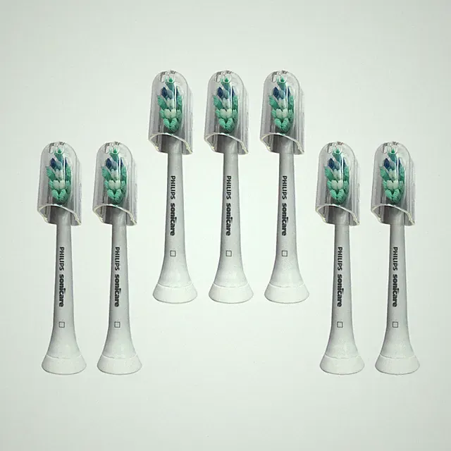 7x Philips Sonicare ProResults Plaque Control Replacement Head | White | w/o Box