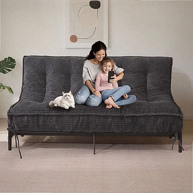 8" Futon Mattr Full Size, Thi Futons Sofa Couch Bed Sleeper