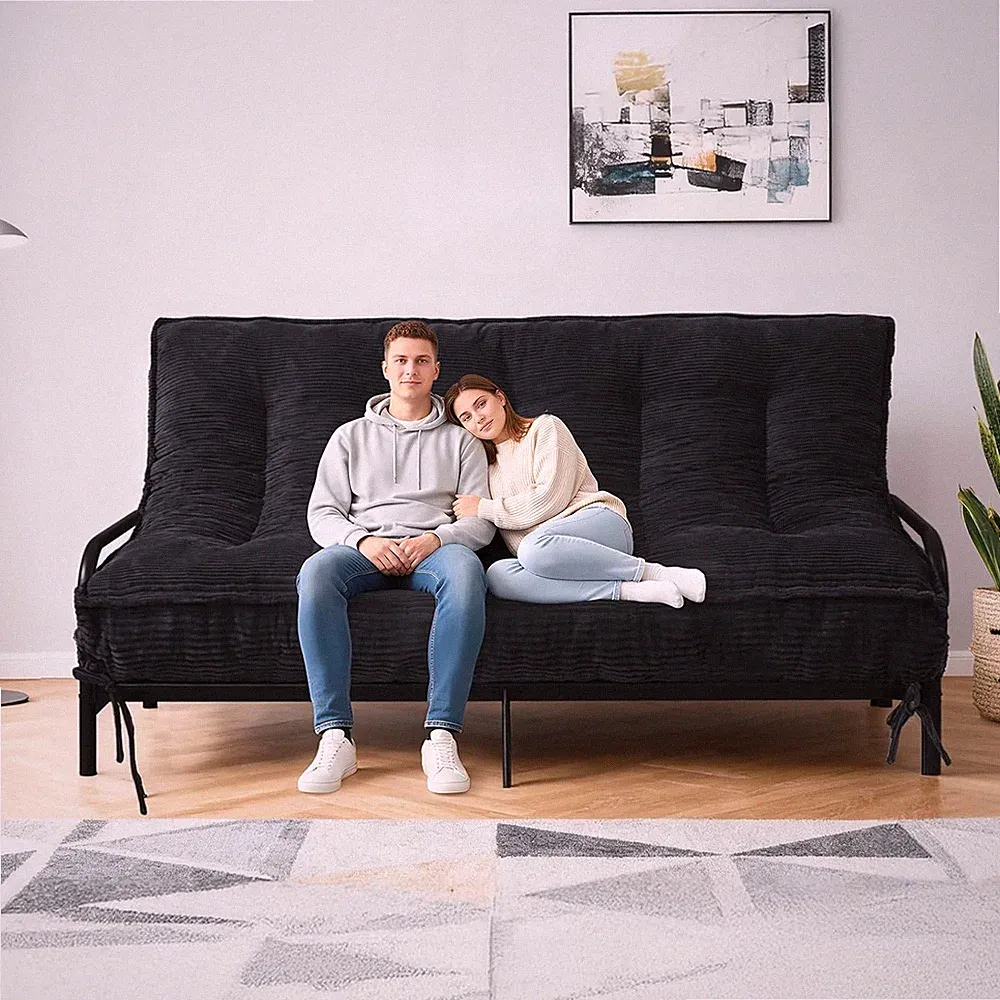 8" Futon Mattress Full Size, Futons Sofa Bed Sleeper Couch Bed, Roll up Mattress