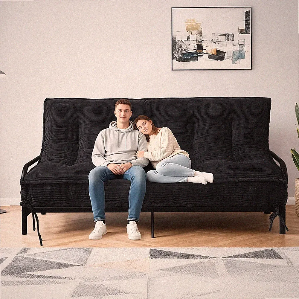 8" Futon Mattress Full Size, Futons Sofa Bed Sleeper Couch Bed, Roll Up Mattress