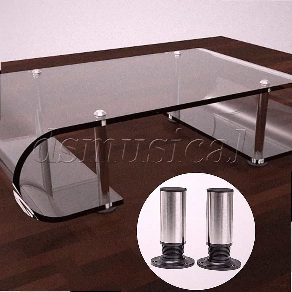 8 Pcs Metal Adjustable Sofa Bed Feet 4.72 to 5.31 Inch w/ Screwdriver
