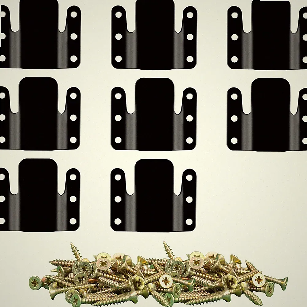 8 Pcs Sectional Couch Connectors Metal Couch Clips Sofa Connector Interlocking F