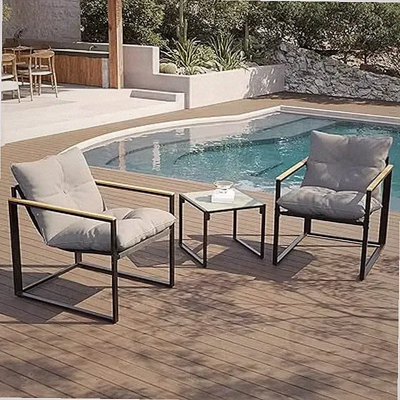 8 Piece Patio Furniture Set with Fire Pit Table, Outdoor Sectional Furniture, Wi