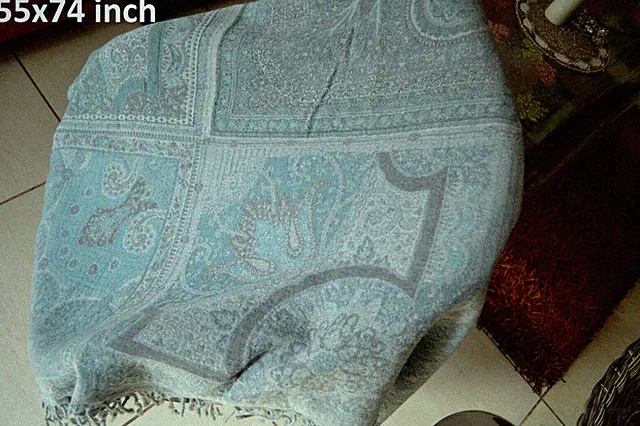 8 PLY DESIGNER WARM Cashmere TRAVEL Blanket Throw JAMAVAR SOFA BEDROOM 17 DESIGN