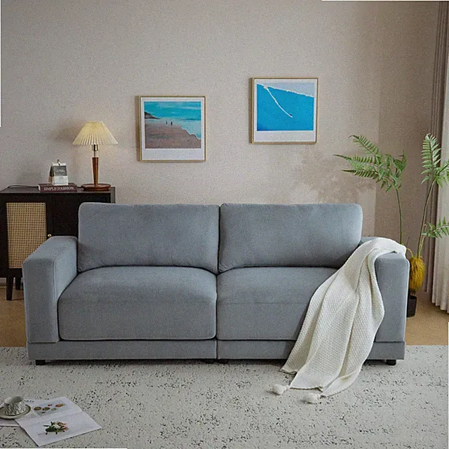 81'' Modern Square Arm Sofa with Soft Velvet Upholstery, Deep Cushions, and St