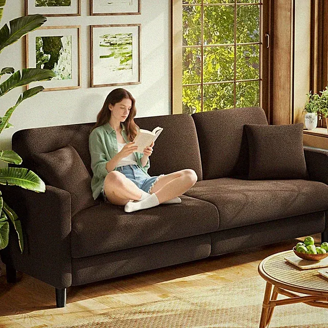 83" Couches for Living Room, fy Sofas for Living Room, Teddy Sofa Couch