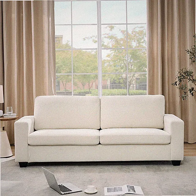 83" W Modern Comfy Couches, Corduroy Loveseat Sofa, Sofa Couch for Living Room