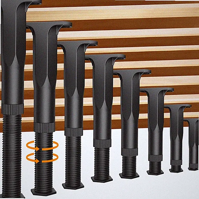8PCS Adjustable Bed Support Legs Bed Frame Support Legs Adjustable Bed Legs for