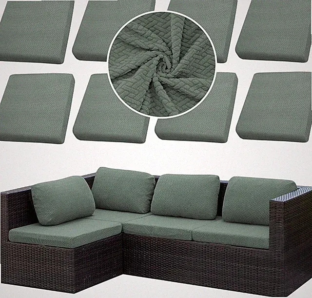 8PCS Patio Cushion Covers.Patio Furniture Couch Seatslipcovers