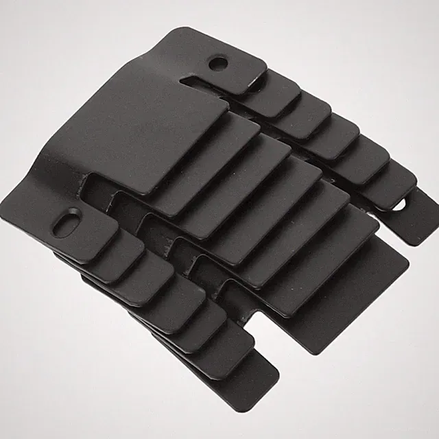 8Pcs Reusable Black Carbon Steel Sofa Connectors Sectional Furniture Brackets