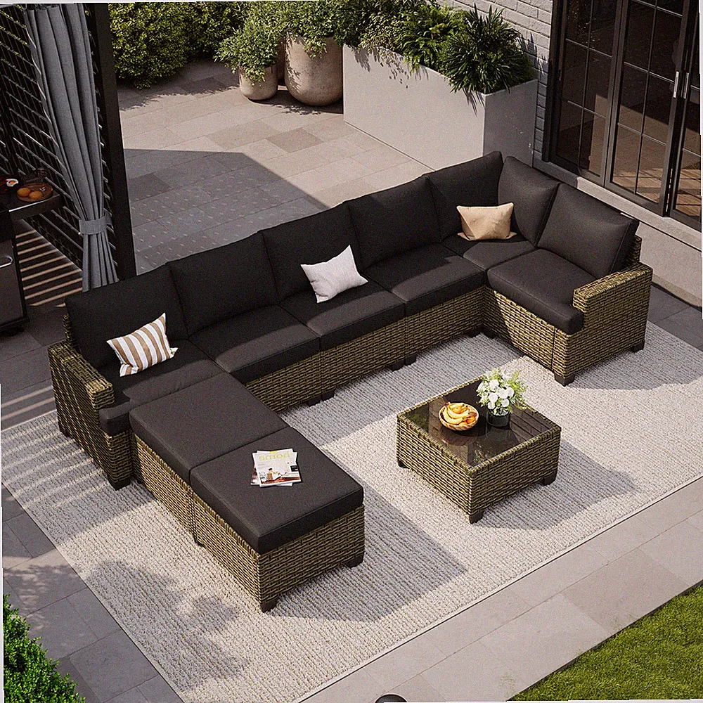 9 piece sectional couch