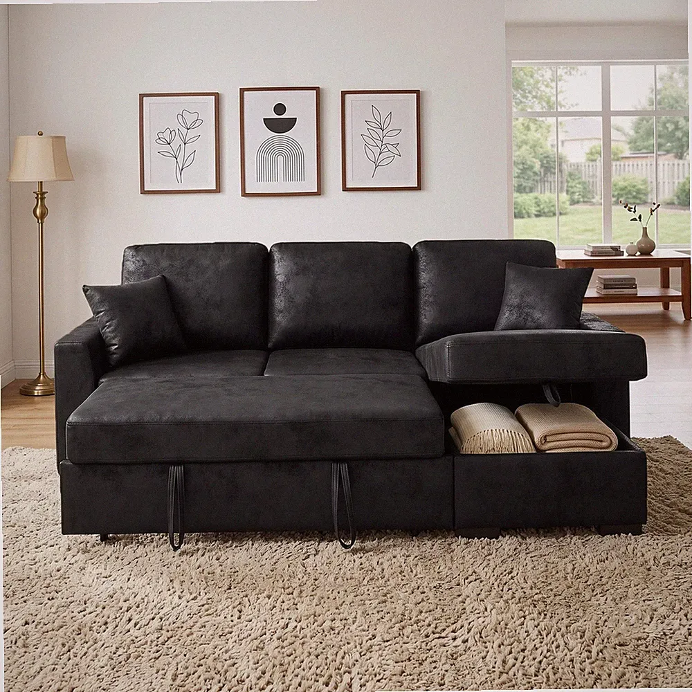 Faux Leather Sleeper