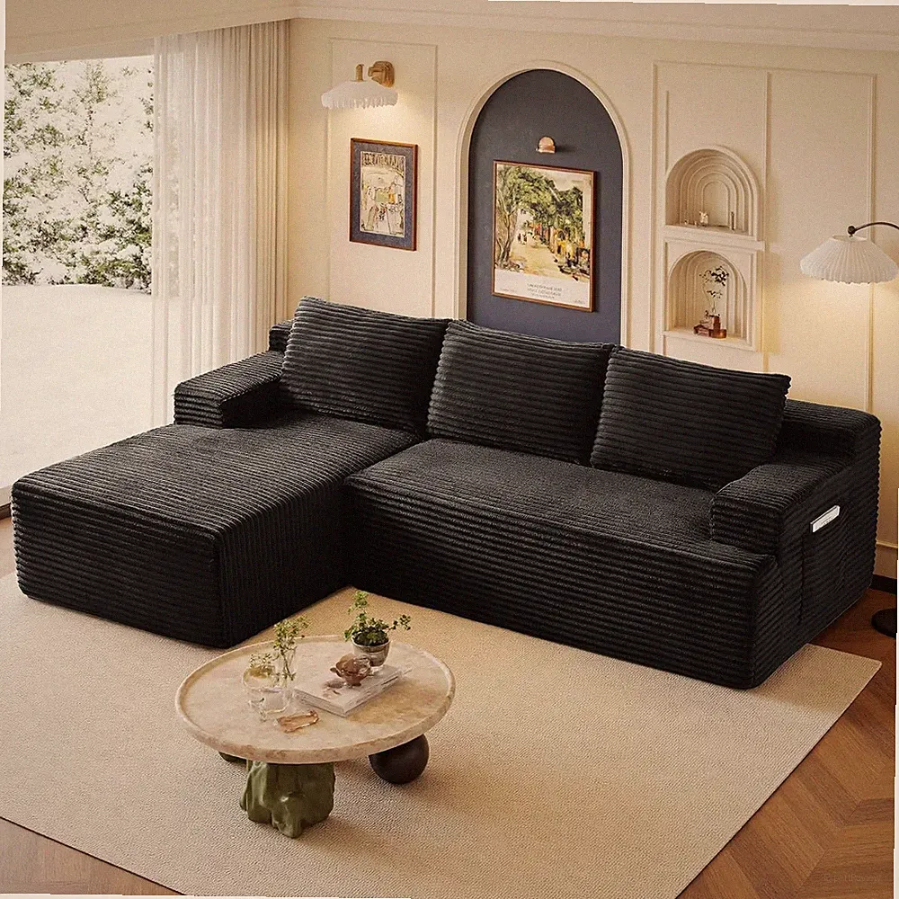 96" Sectional Couches for Living Room Cloud Couch Sofa