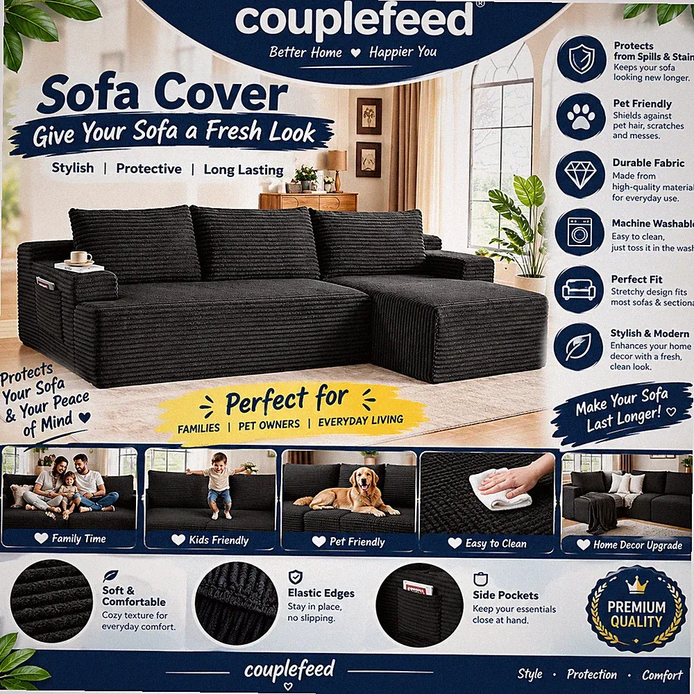 97" Cloud Sectional Couch, Modern Boneless Couch with Chaise, Deep Seat Modular