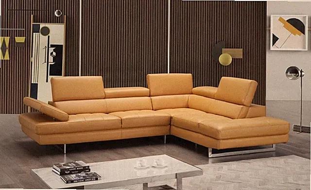 A761 Italian Leather Sectional Freesia J&M Furniture