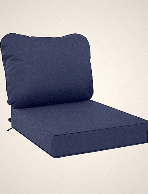 AAAAAcessories Outdoor Seat Cushions for Chairs, 21”x21”x4” And 23”x17”