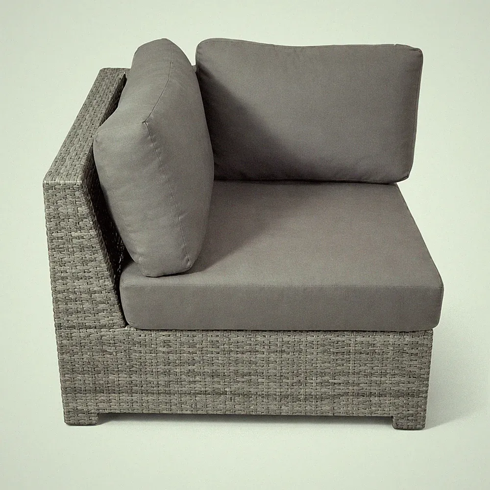 Abbyson Living Belmont Modular Sectional End Sofa, Grey